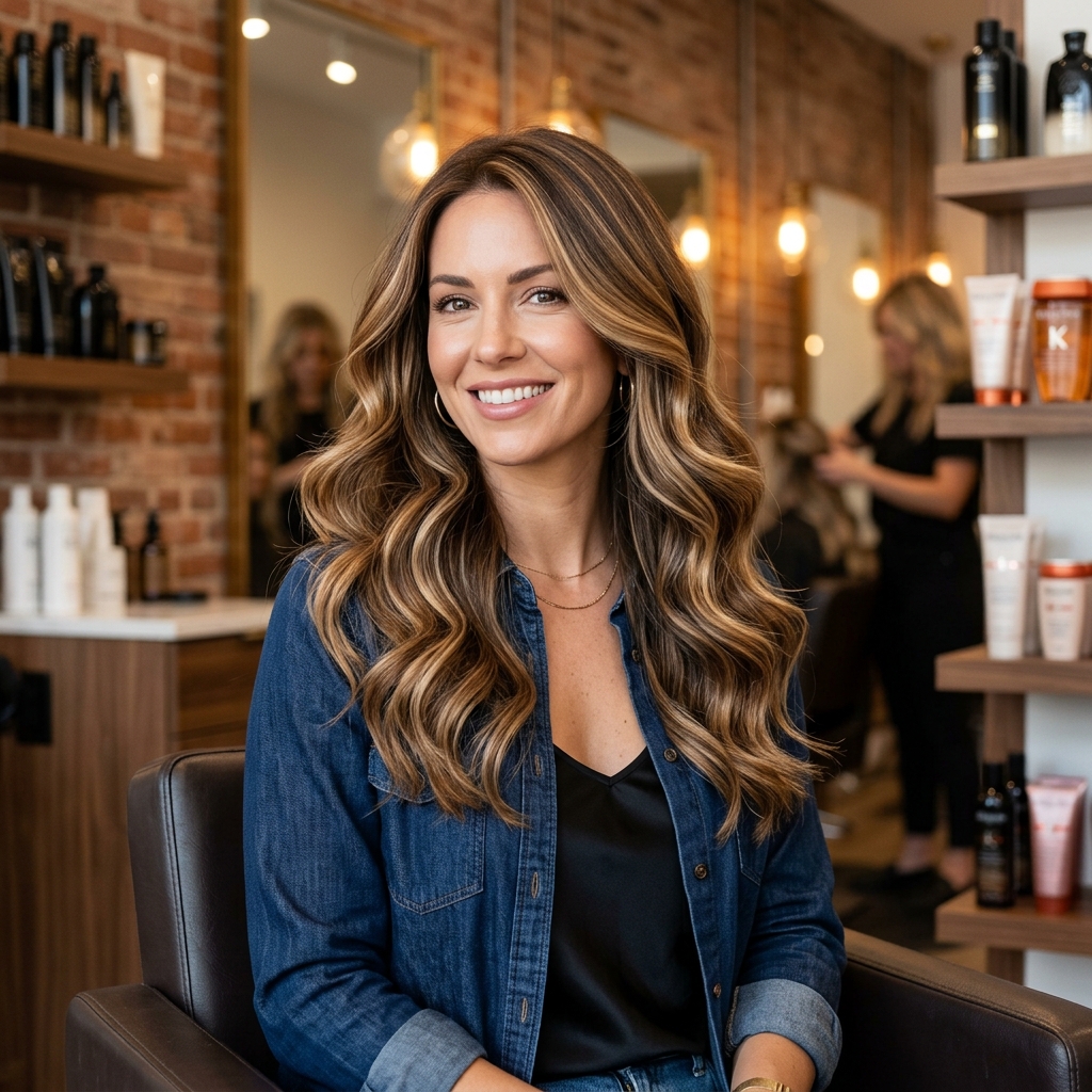 Hair styling transformations